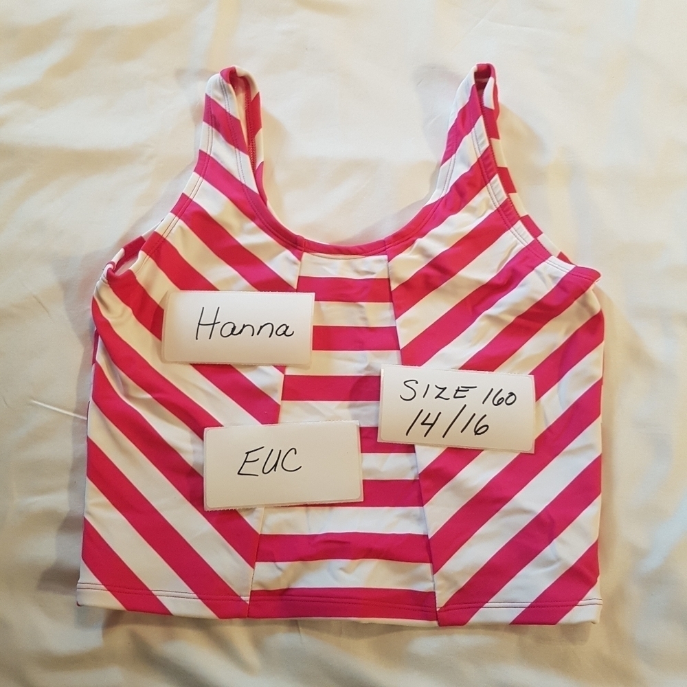 Hanna Andersson girls swim top size 160 or 14/16